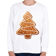 PRINTFASHION Mézeskalács fenyő - Gyerek pulóver - Fehér