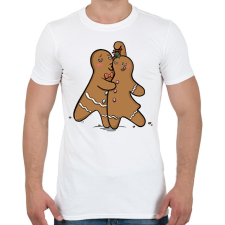 PRINTFASHION Mézeskalács tánc - Férfi póló - Fehér férfi póló