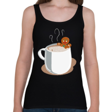 PRINTFASHION Mézi jakuzzi - Női atléta - Fekete