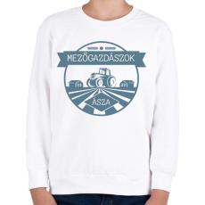 PRINTFASHION Mezőgazdászok ásza - Gyerek pulóver - Fehér