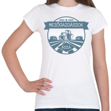 PRINTFASHION Mezőgazdászok ásza - Női póló - Fehér női póló