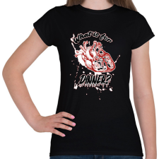 PRINTFASHION Mi lesz vacsorára? - Női póló - Fekete női póló