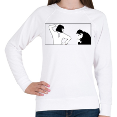 PRINTFASHION Mia&Vincent - Női pulóver - Fehér