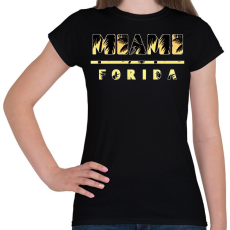 PRINTFASHION Miami  - Női póló - Fekete