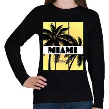 PRINTFASHION Miami  - Női pulóver - Fekete női pulóver, kardigán