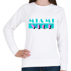 PRINTFASHION Miami Vice - Női pulóver - Fehér