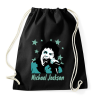 PRINTFASHION michael jackson drawn - Sportzsák, Tornazsák - Fekete