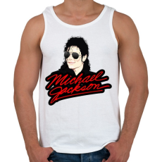 PRINTFASHION michael-jackson - Férfi atléta - Fehér