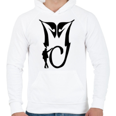 PRINTFASHION Michael Jackson MJ - Férfi kapucnis pulóver - Fehér