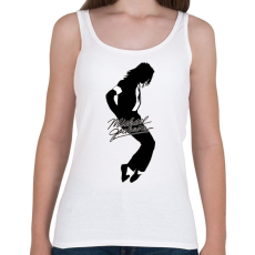 PRINTFASHION Michael Jackson - Női atléta - Fehér