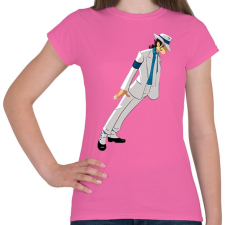 PRINTFASHION Michael Jackson - Női póló - Rózsaszín női póló