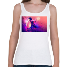 PRINTFASHION Michael-Jackson-Wallpaper-HD - Női atléta - Fehér