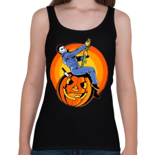 PRINTFASHION Michael Myers wrecking ball - Női atléta - Fekete női trikó