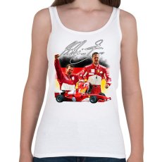 PRINTFASHION Michael Schumacher - Női atléta - Fehér