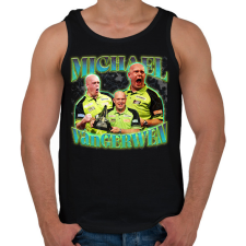 PRINTFASHION Michael van Gerwen - darts - Férfi atléta - Fekete atléta, trikó