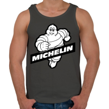 PRINTFASHION Michelin - Férfi atléta - Sötétszürke atléta, trikó