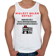 PRINTFASHION MIELŐTT BELÉM KÖTSZ2 - Férfi atléta - Fehér