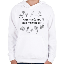 PRINTFASHION Miért vennéd meg - kertészkedés - Gyerek kapucnis pulóver - Fehér gyerek pulóver, kardigán