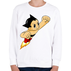PRINTFASHION Mighty Atom - Astro Boy - Gyerek pulóver - Fehér