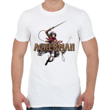 PRINTFASHION Mikasa minta (AOT) - Férfi póló - Fehér férfi póló