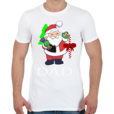 PRINTFASHION Mikulás apa - Férfi póló - Fehér