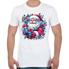 PRINTFASHION Mikulás - Férfi póló - Fehér férfi póló