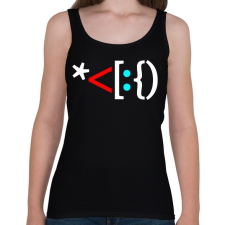 PRINTFASHION Mikulás hangulatjelek - Női atléta - Fekete női trikó