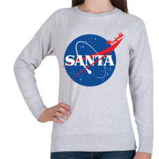 PRINTFASHION Mikulás NASA - Női pulóver - Sport szürke