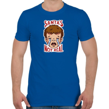 PRINTFASHION Mikulás nem létezik - Férfi póló - Királykék férfi póló