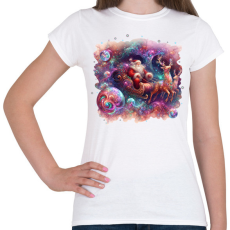 PRINTFASHION Mikulás - Női póló - Fehér