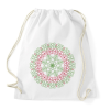PRINTFASHION Mikulásvirágos téli mandala - Sportzsák, Tornazsák - Fehér