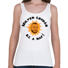 PRINTFASHION Milyen csodás ez a nap - Női atléta - Fehér női trikó