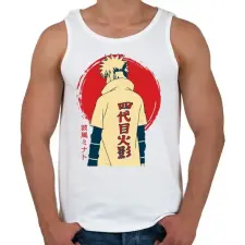 PRINTFASHION Minato - Férfi atléta - Fehér atléta, trikó