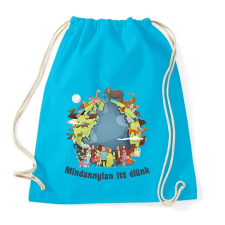 PRINTFASHION Mindannyian itt élünk - Sportzsák, Tornazsák - Surf blue tornazsák