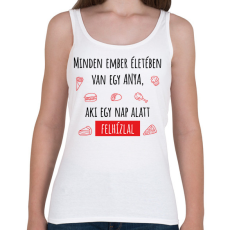 PRINTFASHION Minden ember életében van egy anya - Női atléta - Fehér