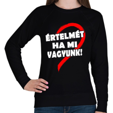 PRINTFASHION Minden értelmét veszti - Női pulóver - Fekete női pulóver, kardigán