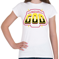 PRINTFASHION Minden lehetséges Istennel - Női póló - Fehér