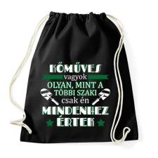 PRINTFASHION Mindenhez értek - Sportzsák, Tornazsák - Fekete tornazsák