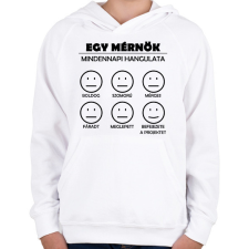 PRINTFASHION Mindennapi hangulat - Gyerek kapucnis pulóver - Fehér gyerek pulóver, kardigán