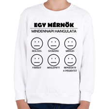 PRINTFASHION Mindennapi hangulat - Gyerek pulóver - Fehér gyerek pulóver, kardigán