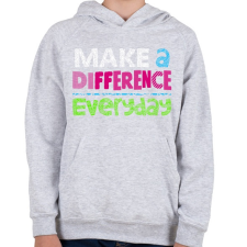 PRINTFASHION Mindennapok - Gyerek kapucnis pulóver - Sport szürke gyerek pulóver, kardigán