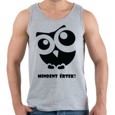 PRINTFASHION Mindent értek - Férfi atléta - Sport szürke atléta, trikó