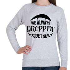 PRINTFASHION Mindig együtt ugrunk! - Női pulóver - Sport szürke női pulóver, kardigán