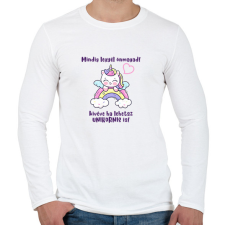 PRINTFASHION Mindig legyél önmagad - Férfi hosszú ujjú póló - Fehér férfi póló