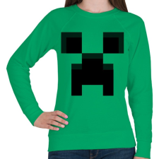 PRINTFASHION Minecraft #1 - Női pulóver - Zöld női pulóver, kardigán