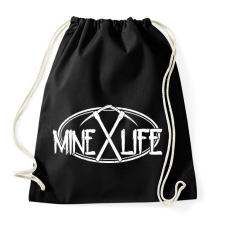 PRINTFASHION Minecraft - bányász élet - Sportzsák, Tornazsák - Fekete tornazsák