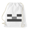 PRINTFASHION Minecraft csontváz - Sportzsák, Tornazsák - Fehér