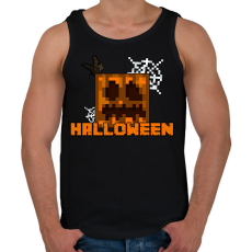 PRINTFASHION minecraft halloween - Férfi atléta - Fekete