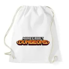 PRINTFASHION Minecraft játékmód - Sportzsák, Tornazsák - Fehér tornazsák