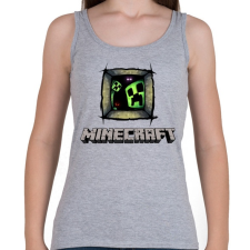 PRINTFASHION Minecraft - Női atléta - Sport szürke női trikó